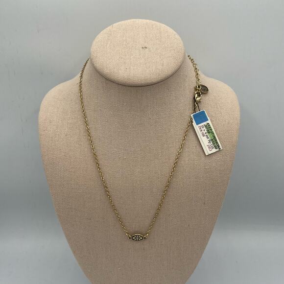 Premier Designs Keep it Personal Gold Classic Danity Girly Necklace New - Picture 3 of 6